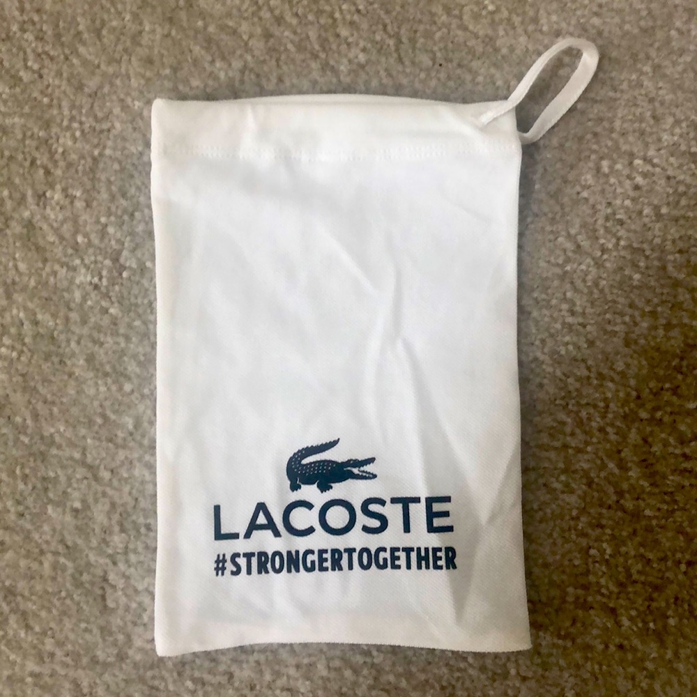 Lacoste drawstring bag